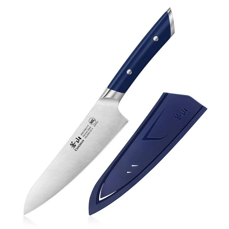 Cangshan Helena 5.5" Utility Prep Knife with Sheath - Navy