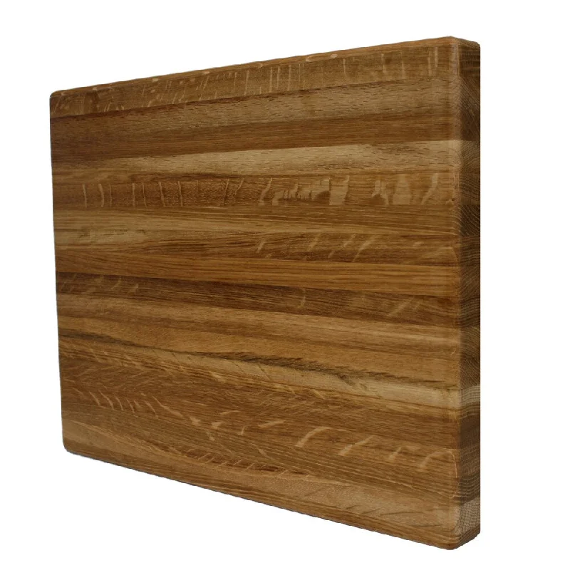 Kobi Blocks Premium White Oak Edge Grain Square Butcher Block 1.5-inch Thick Cutting Board