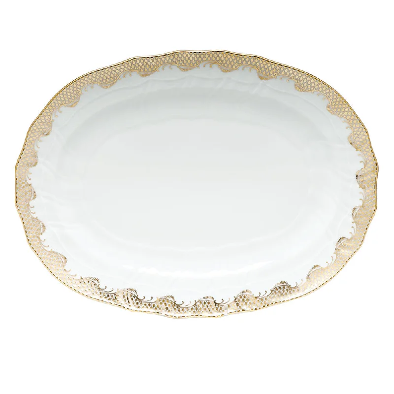 Fish Scale Oval Platter