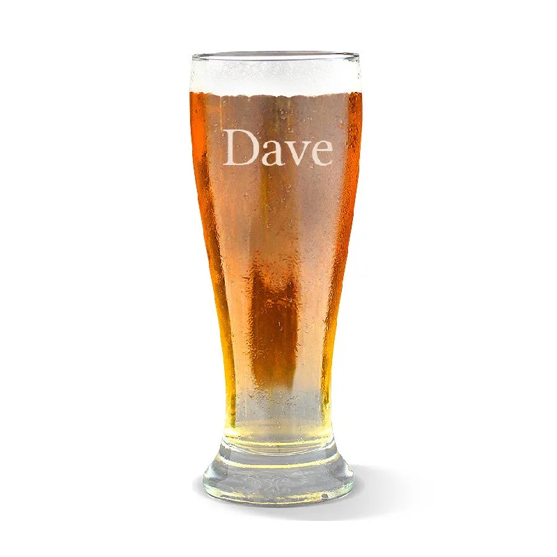 Name Premium 425ml Beer Glass