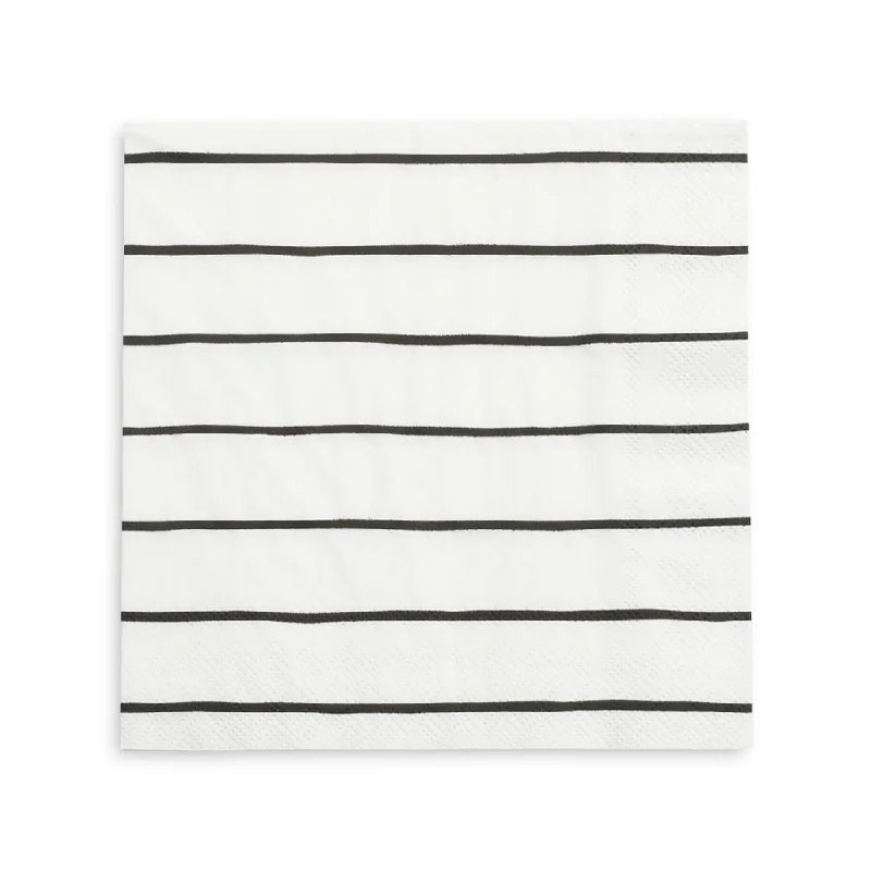 Ink Frenchie Striped Large Napkins