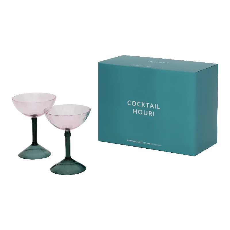 Coupe cocktail glass, set of 2, in gift pack