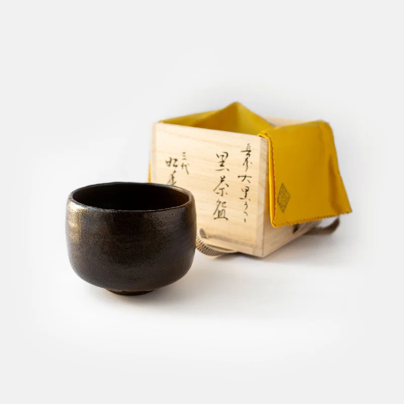 Shoraku Sasaki Kuroraku Chojiro Matcha Bowl