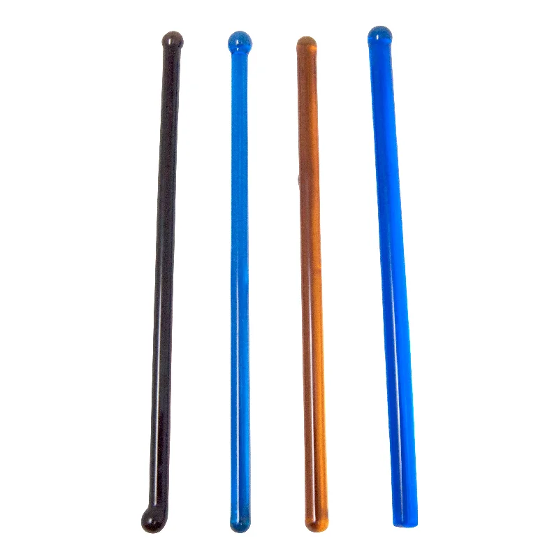 Blue & Brown Glass Stirrers