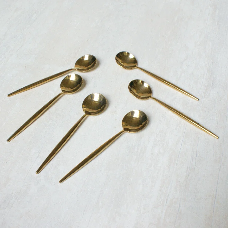 Fusion Gold Teaspoons ( 6 pc set)