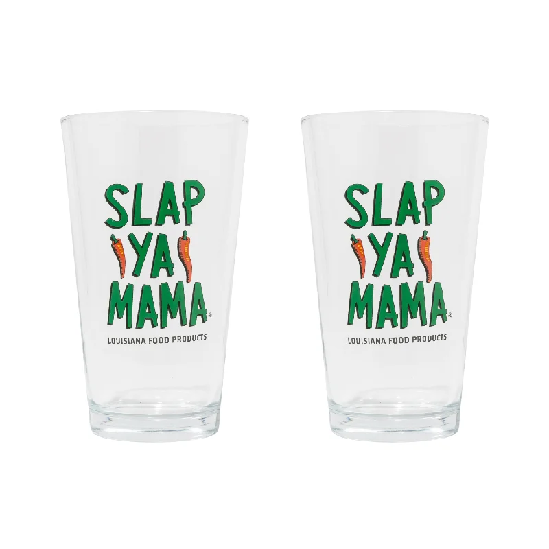 Set of Slap Ya Mama Pint Glass