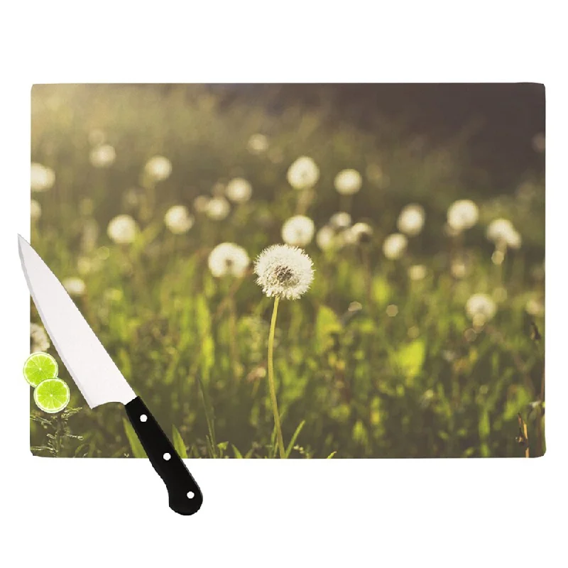 KESS InHouse Libertad Leal "As You Wish" Dandelions Cutting Board