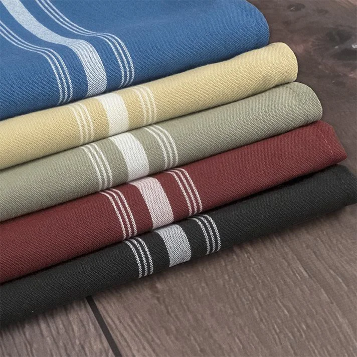 Premier Reverse Bistro Stripe Napkins 18" x 22", 25 Dz. pack