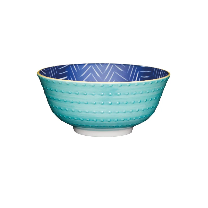 Mikasa Does It All Bowl - Leafy Indigo 15.7cm