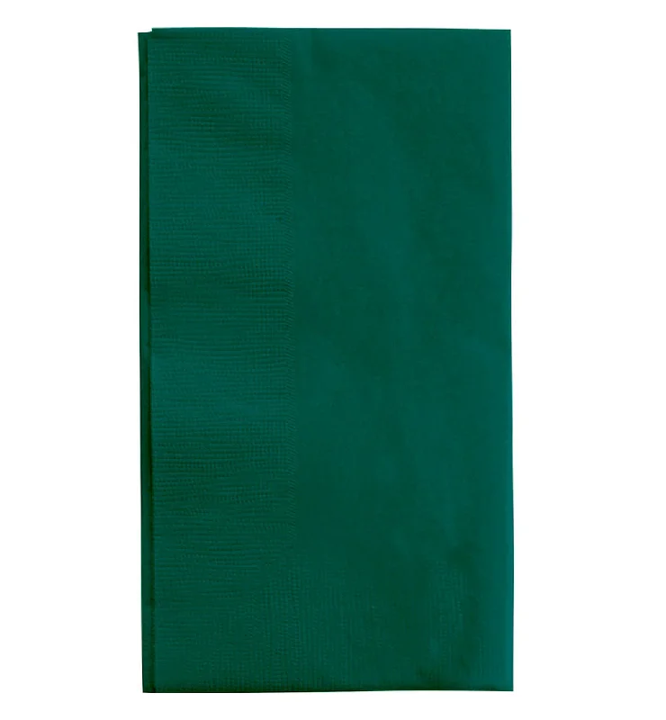 BarConic® 15” x 17” 2-PLY Colored Paper Dinner Napkins – Dark Green – Pack of 100