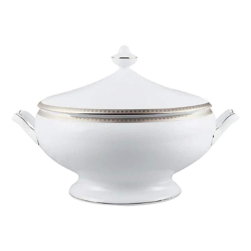 Athena Platinum Soup Tureen, 2 Qt