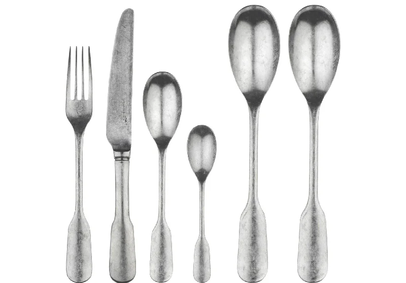 Charingworth Fiddle Vintage Satin 42 Piece Cutlery Set