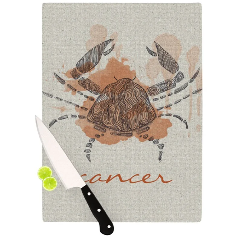 Kess InHouse Belinda Gillies "Cancer" Cutting Board