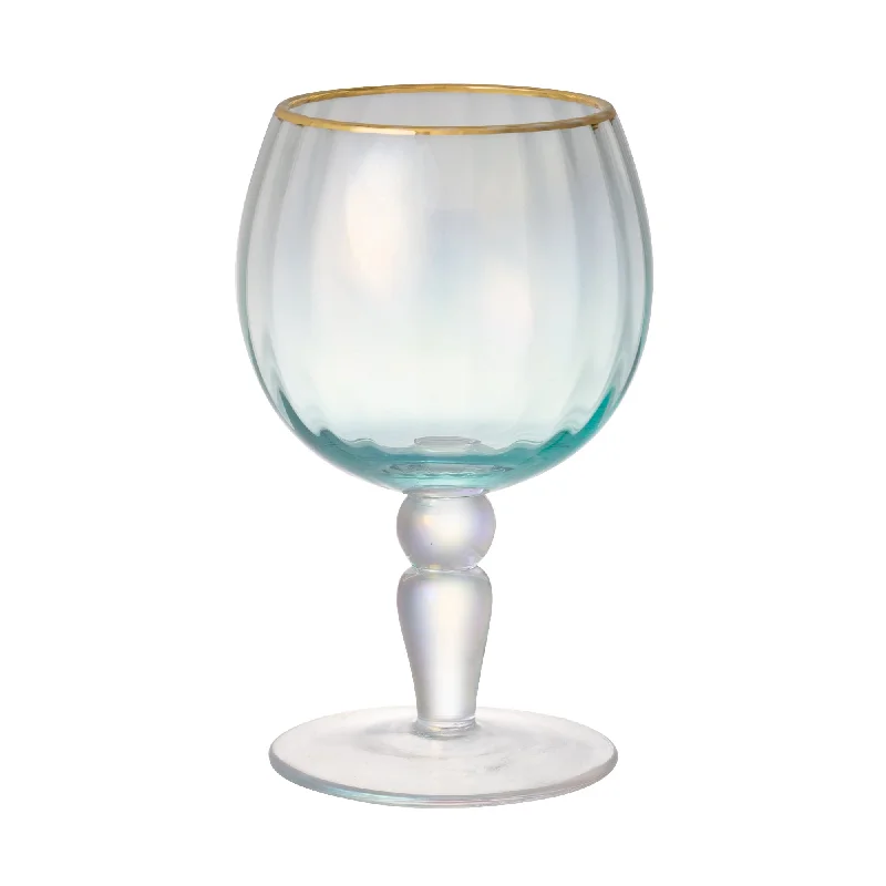 Opal Molded Goblet Mint