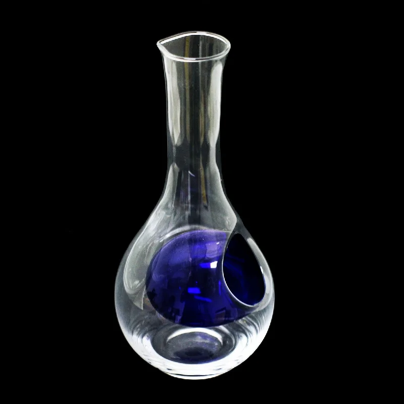 Otsuka Glass Sake Server with Blue Ice Pocket 16 fl oz