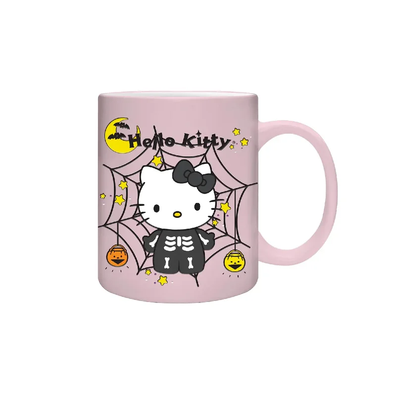 Hello Kitty Skeleton Web Wax Resist 20oz Ceramic Mug