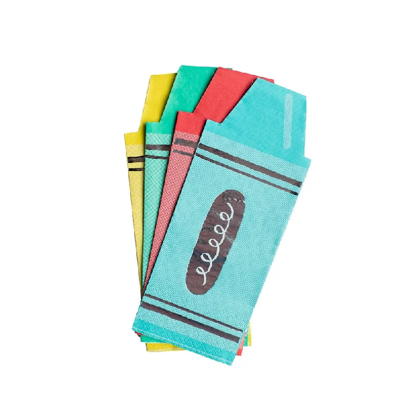 School Days Large Crayon Napkins