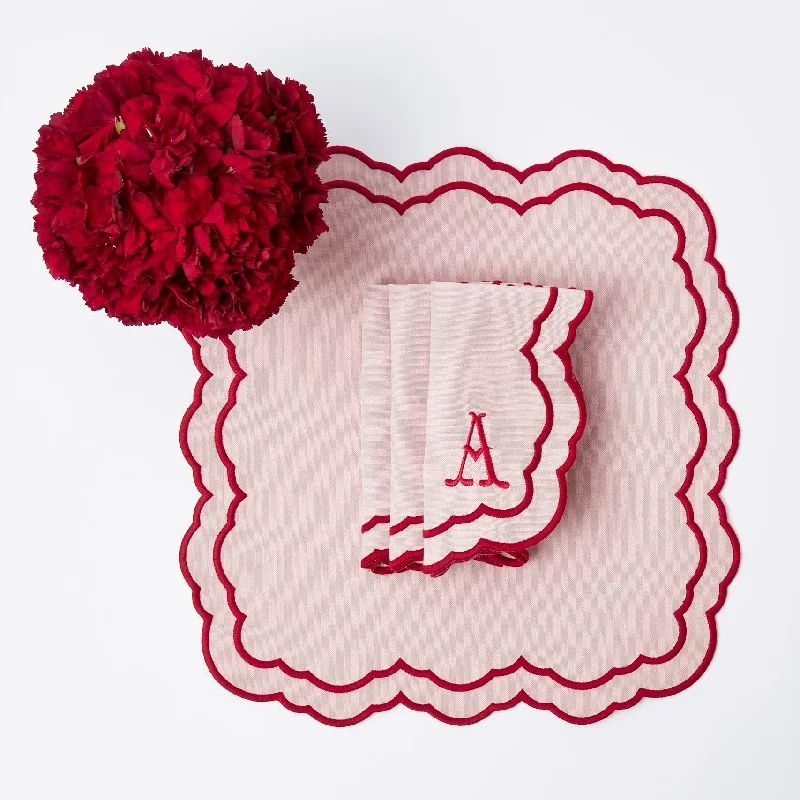 Valérie Pink Napkins (Set of 4)