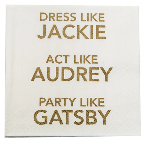 Dress Like Jackie - Napkin (20159)