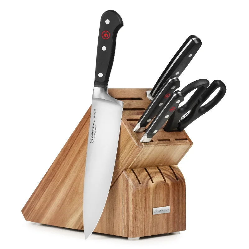 Wusthof Classic 6 Piece Starter Knife Block Set