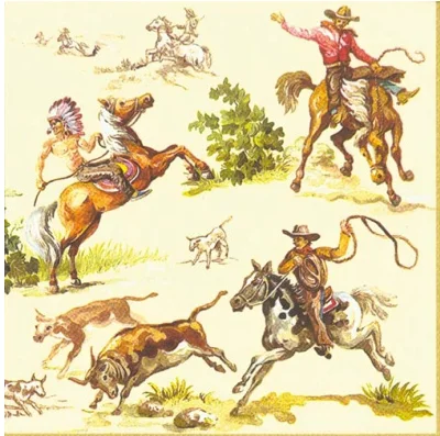 Wild West (Beverage Napkin)