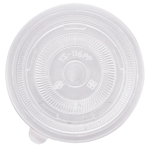 Karat 116mm PP Plastic Flat Lids - 1,200 pcs