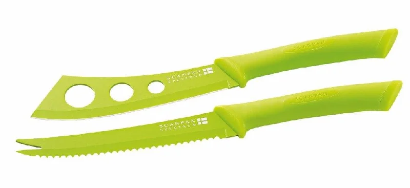 Scanpan Spectrum Cheese Knife Set Green