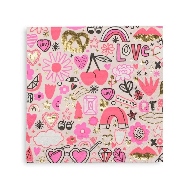 Love Notes Large Napkins