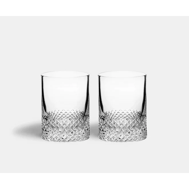 Diamond Shot Glass Set of 2