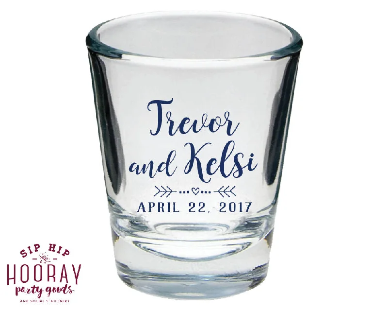 Custom Wedding Reception Shot Glasses #1857