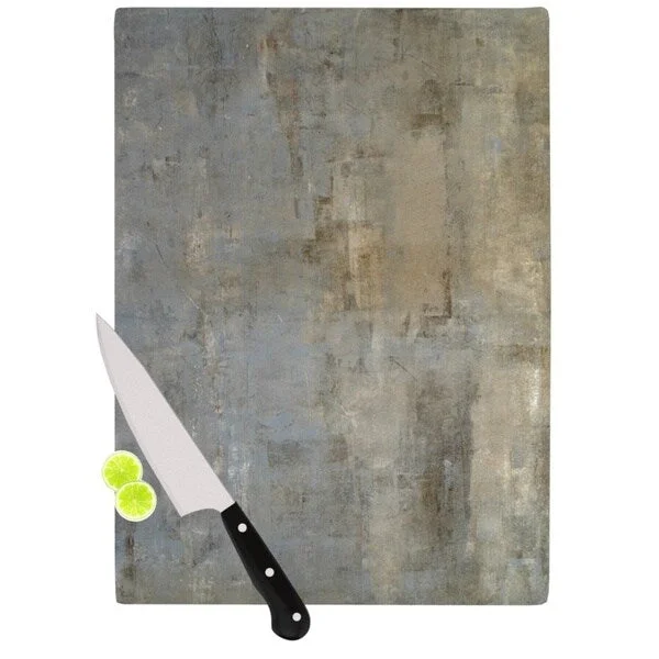 KESS InHouse CarolLynn Tice 'Overlooked' Brown Grey Cutting Board