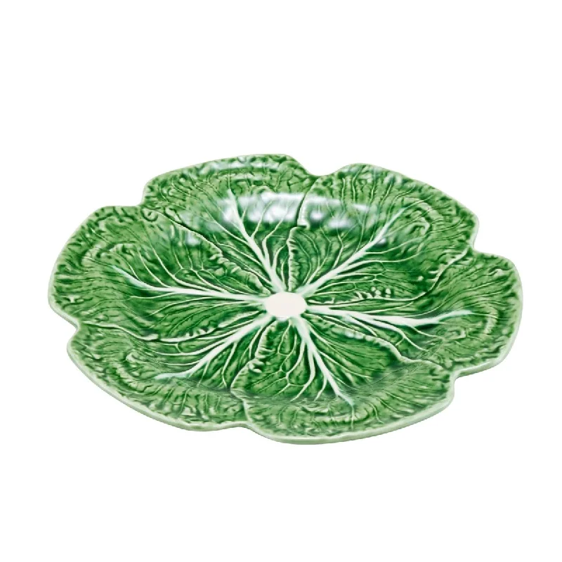 Bordallo Pinheiro Cabbage Round Plate Green 30.5cm