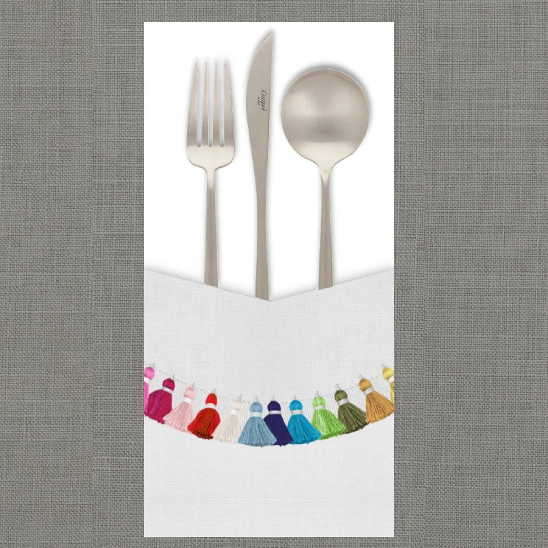 Tassels Multi-Color - Cutlery Pouch