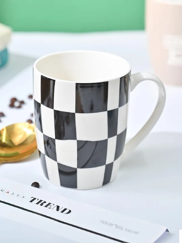 VON CASA Black & White Mug - 380Ml