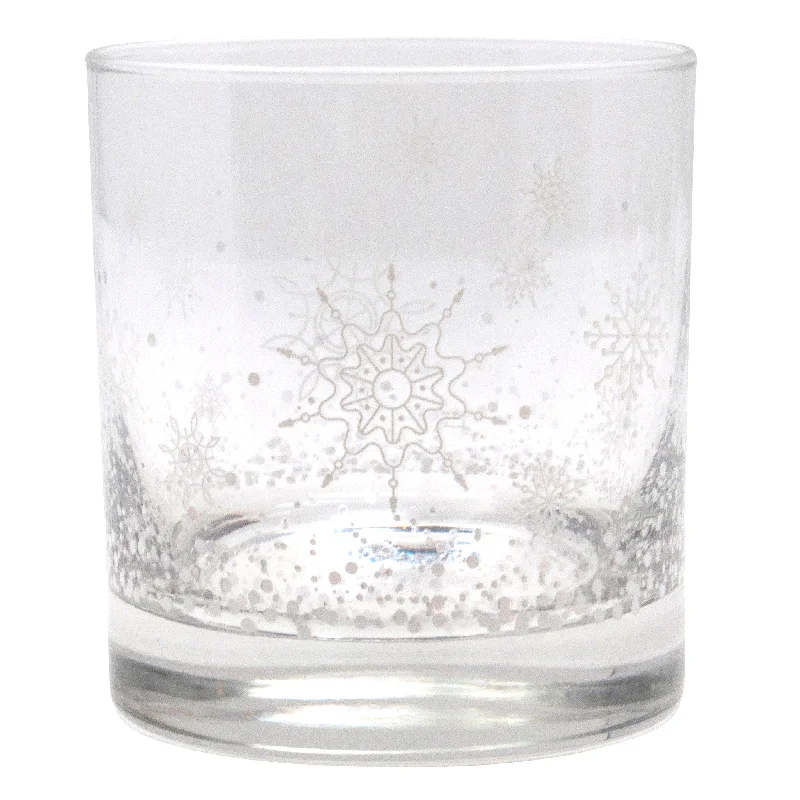 The Modern Home Bar Let It Snow Rocks Glass