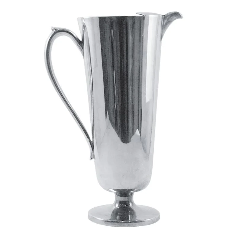 Crescent Silver Plate Pitcher