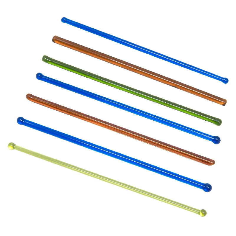 Multi Color Glass Stirrers