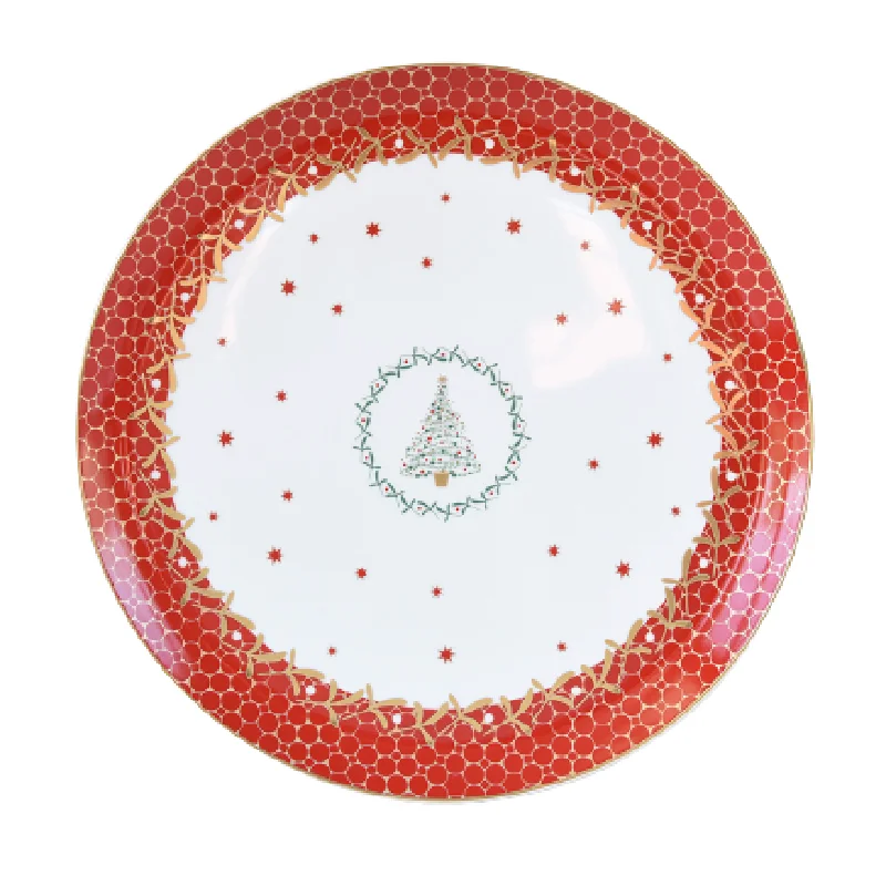 Noel Round Tart Platter