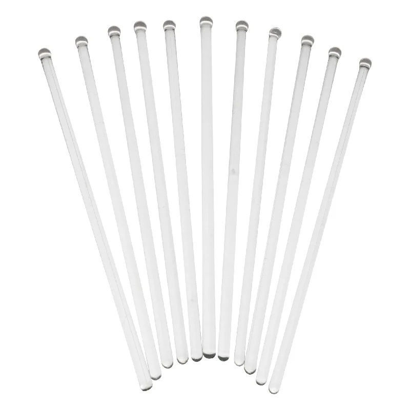 Clear Glass Stir Sticks