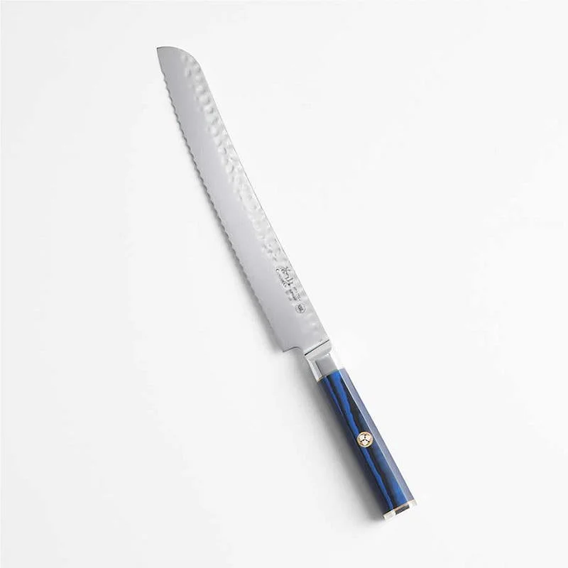 Cangshan Kita Blue 9" Bread Knife with Sheath