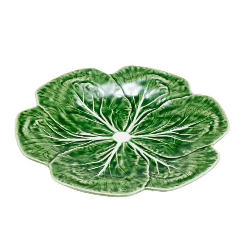 Bordallo Pinheiro Cabbage Round Plate Green 26.5cm