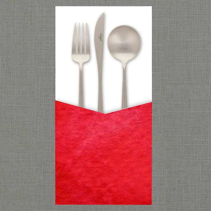 Watercolor Scarlet - Cutlery Pouch