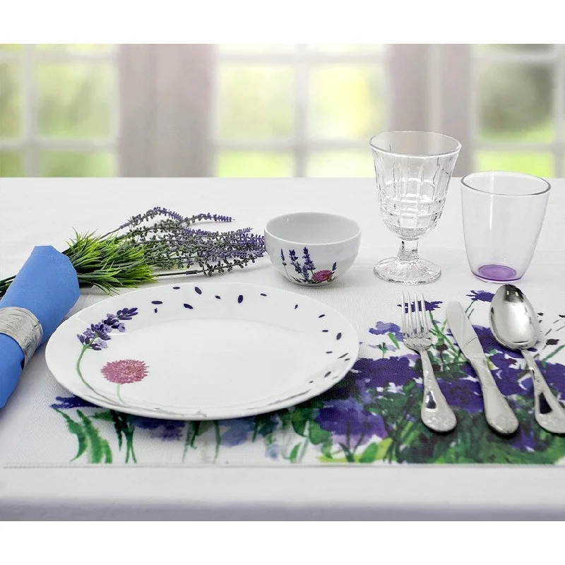 Luminarc Lavender 9.8" Dinner Glass Plate (Set of 4)