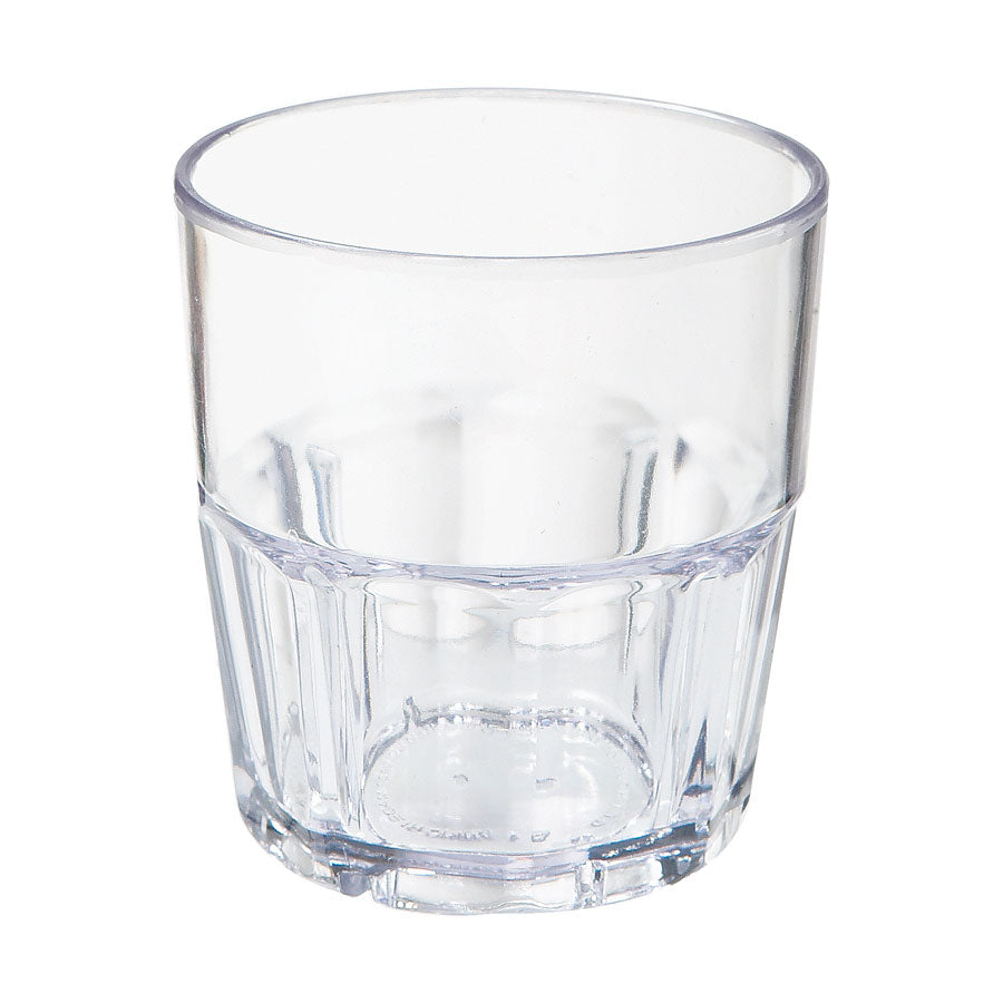 GET 9907-CL SAN Plastic Bahama Tumbler, Clear, 7 oz., Case of 12