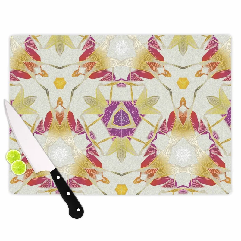 Kess InHouse Angelo Cerantola "Glorious" Gold Digital Cutting Board