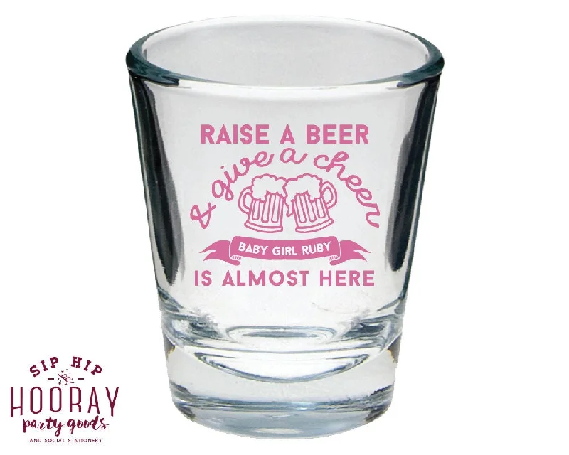 Baby Shower Gender Reveal Shot Glasses #1457