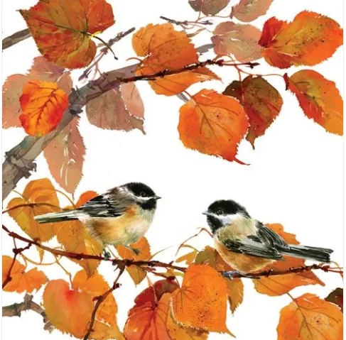 Autumn Birds (Beverage Napkin)