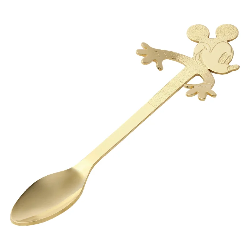 Disney Mickey Coffee Spoon Gold