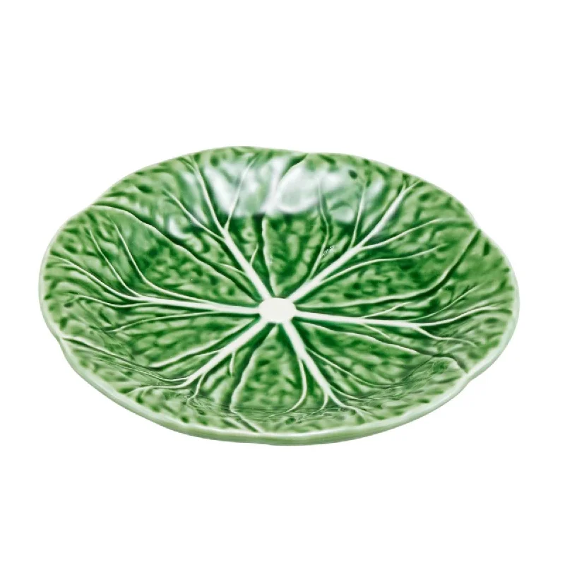 Bordallo Pinheiro Cabbage Plate Green 19cm