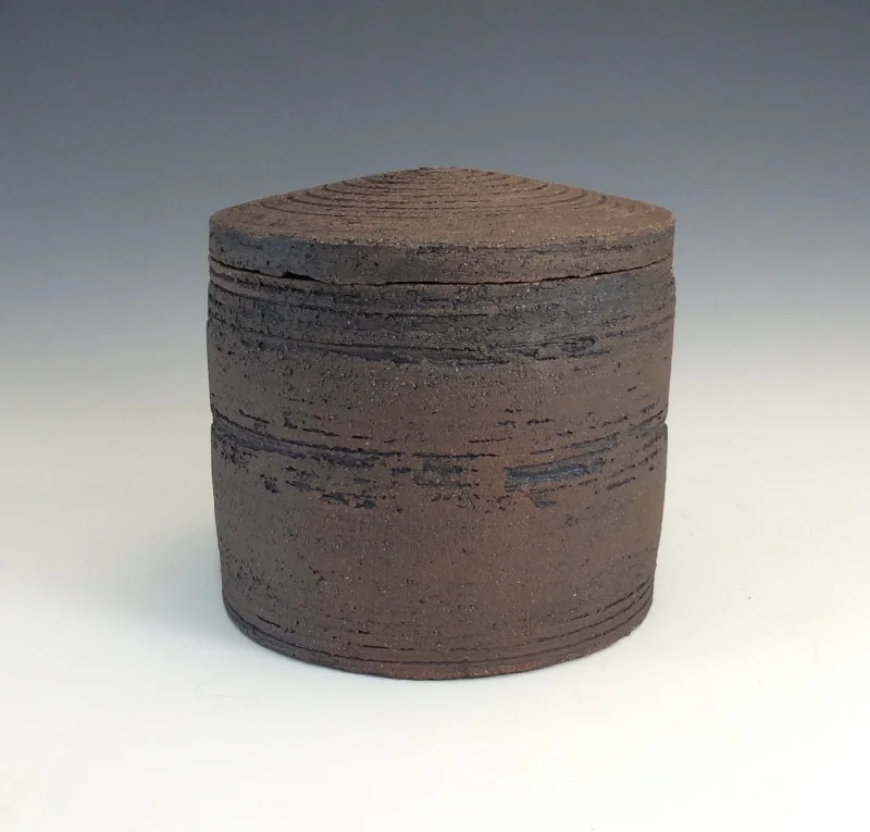 Michael Hughes Stoneware Jar #37